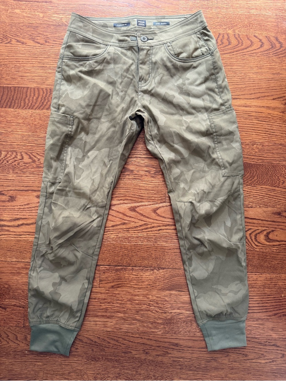 NWT PRANA Halle Jogger II Camo‎ Hiking Utility Pants Gorpcore Camouflage 0